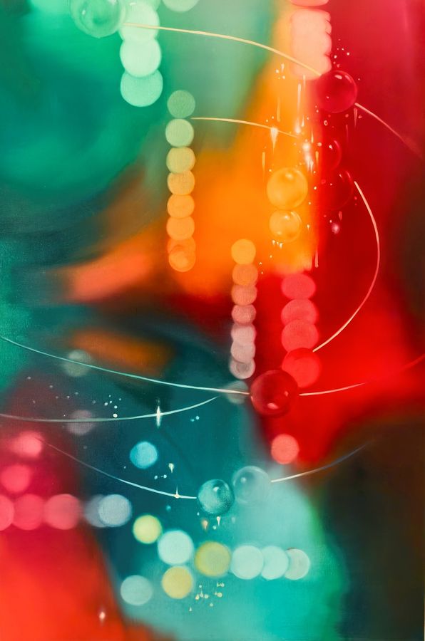 Kejia Liu, Neon Floating Dust1
